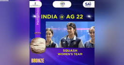 Asian Games: Indian women's squash team wins bronze medal